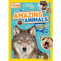 National Geographic Kids Amazing Animals Super Sticker Activity Book